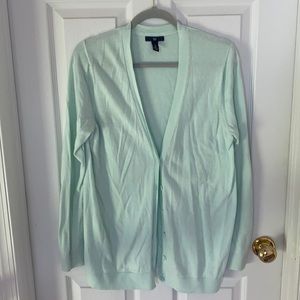 Gap Long Button-Down Cardigan